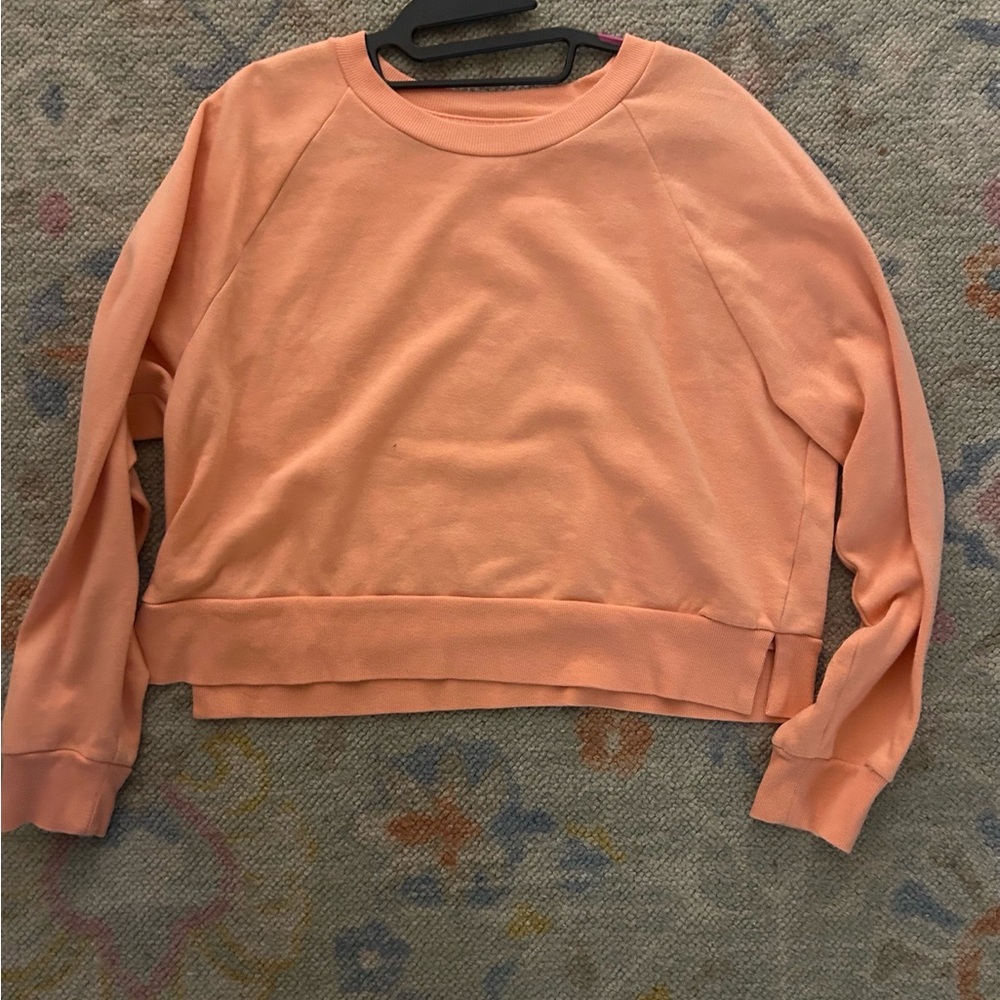 Peach Long Sleeve Sweatshirt